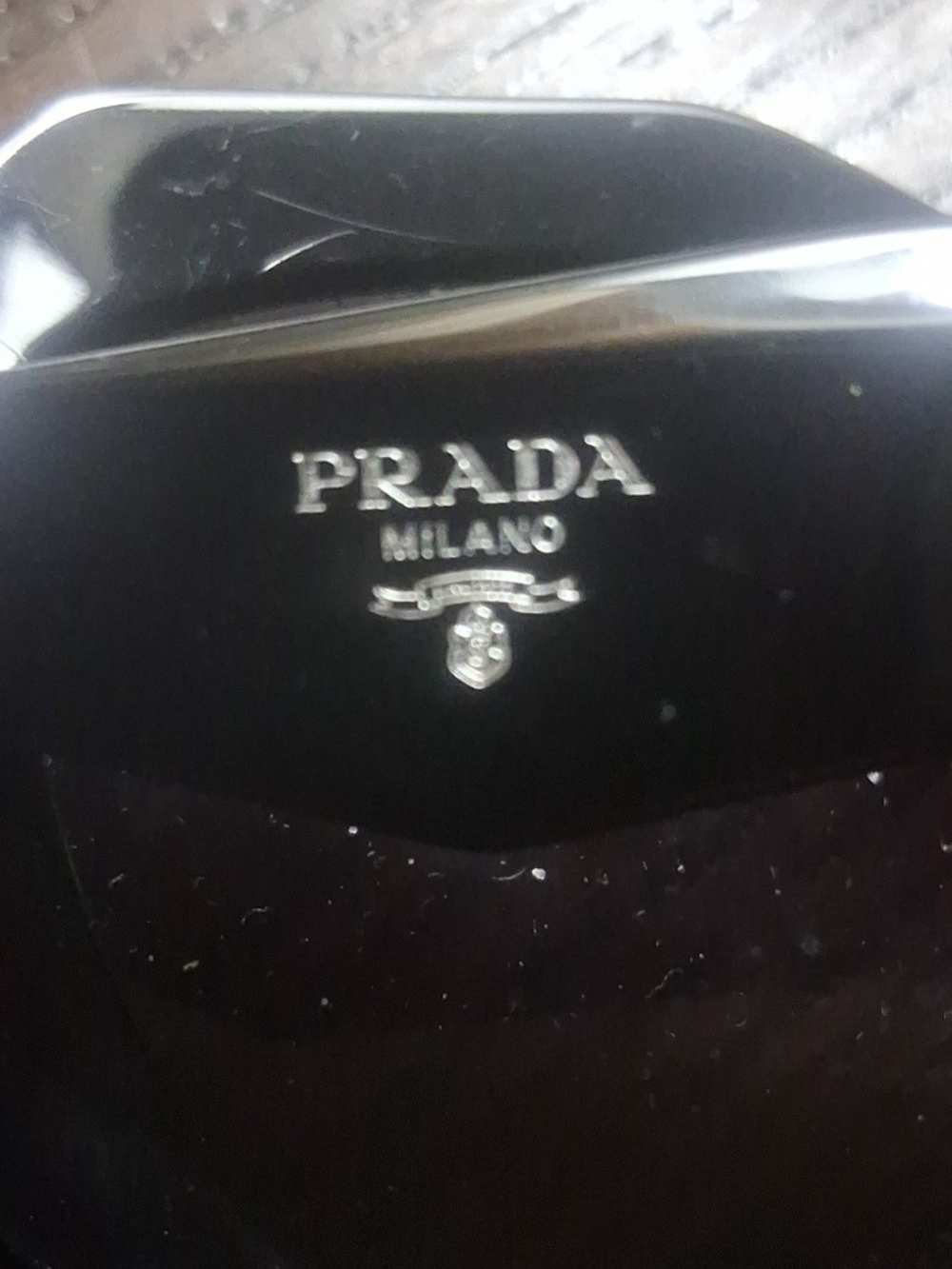 Prada Black Octagonal Women’s Sunglasses - Picture 6 of 12